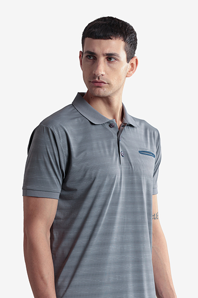 Men's Basic Polo Neck T-Shirt