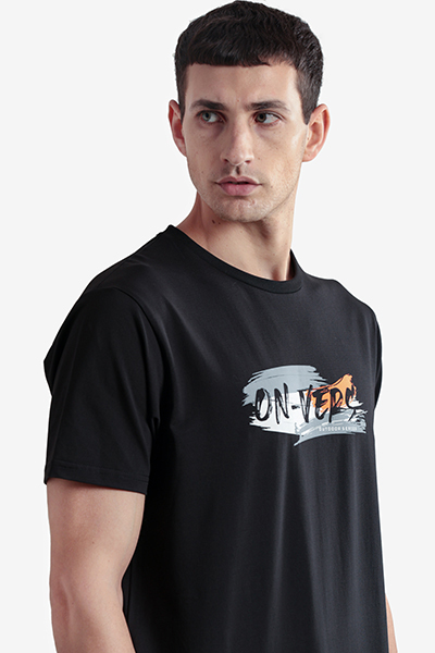 Men's Printed Round Neck T-Shirt