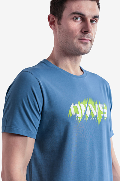 Men's Printed Round Neck T-Shirt