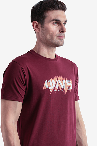 Men's Printed Round Neck T-Shirt