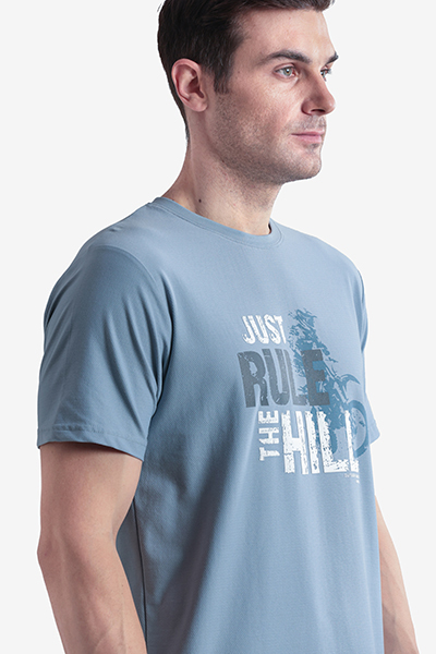 Men's Printed Round Neck T-Shirt