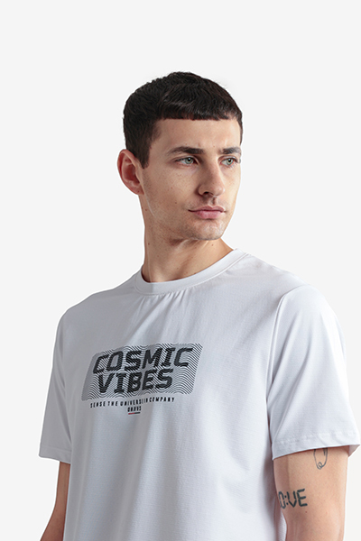 Men's Printed Round Neck T-Shirt