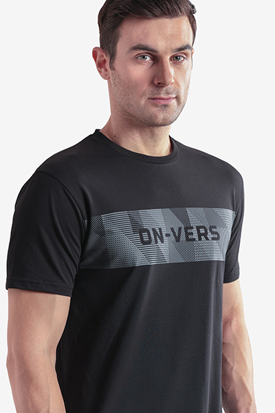 Men's Printed Round Neck T-Shirt