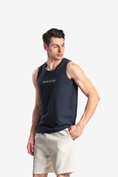 men's printed sando