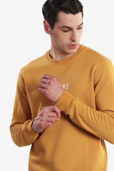 Men's Printed Round Neck Sweatshirt