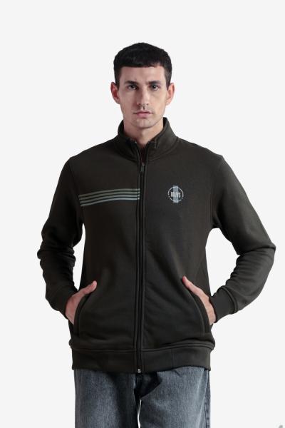 Men's Printed Full Zipper Jacket