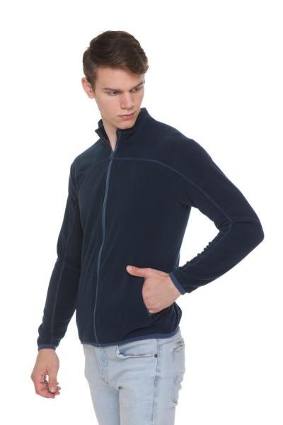 Men's Suede Fleece Full Zipper Sweatshirt