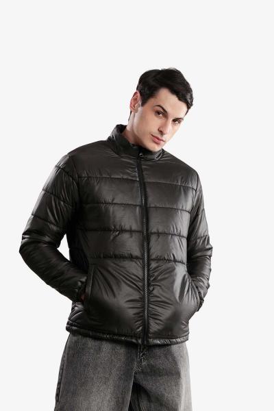 Mens Quilted Full Zipper Jacket
