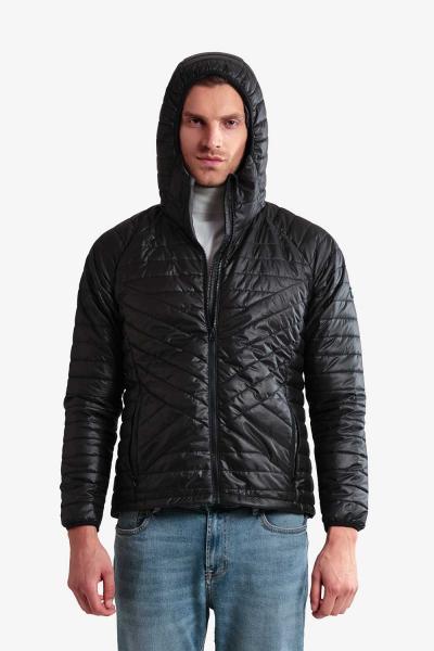 Mens Quilted Full Zipper Jacket