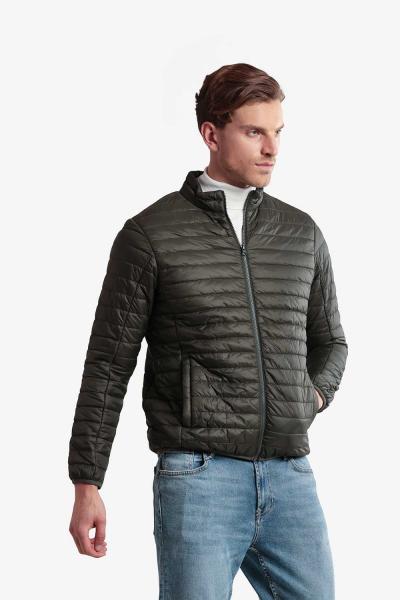 Mens Quilted Full Zipper Jacket