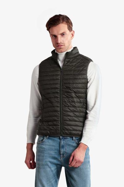 Mens Quilted Full Zipper Jacket