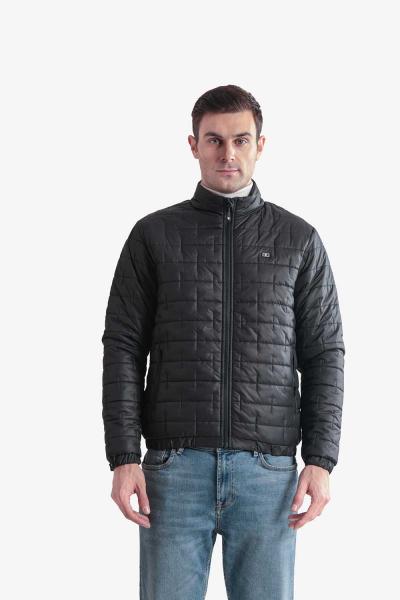Mens Quilted Full Zipper Jacket