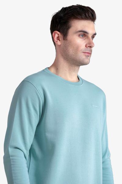 Men'S Solid Round Neck Sweatshirt