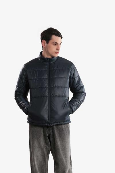 Mens Quilted Full Zipper Jacket