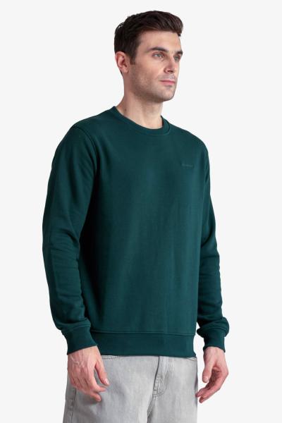 Men'S Solid Round Neck Sweatshirt